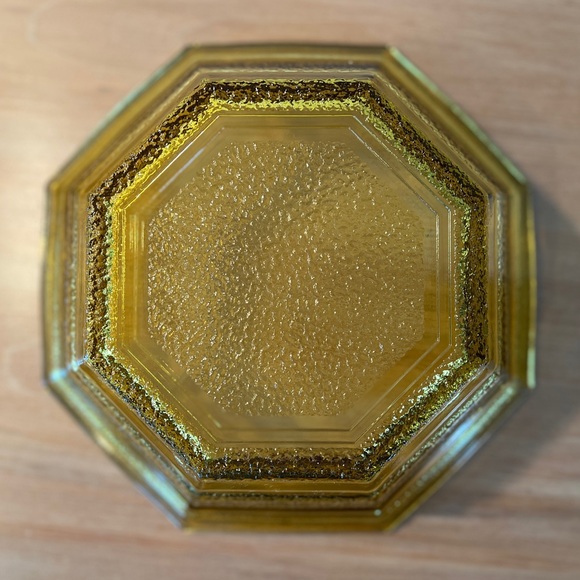 CLEARANCE ITEM! Vintage Anchor Hocking Honey Amber Depression Glass Bowl - Picture 8 of 8